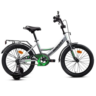 Велосипед двухколёсный 18 Rocket Gem 18.GEM.GR.26 серый 01